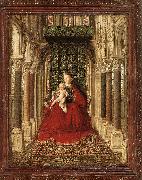 EYCK, Jan van Small Triptych (central panel) ssf Spain oil painting reproduction